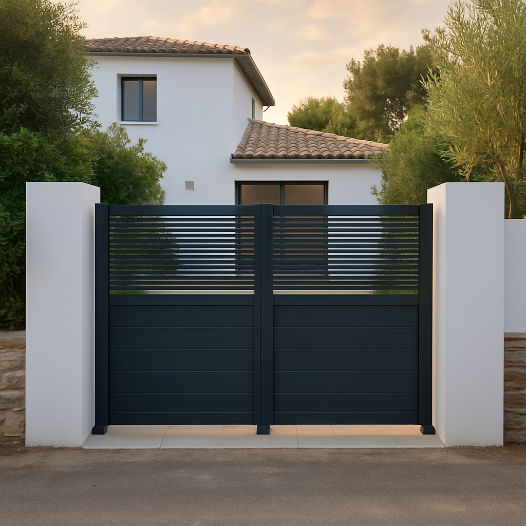 portail sur mesure opaque golfe de saint-tropez