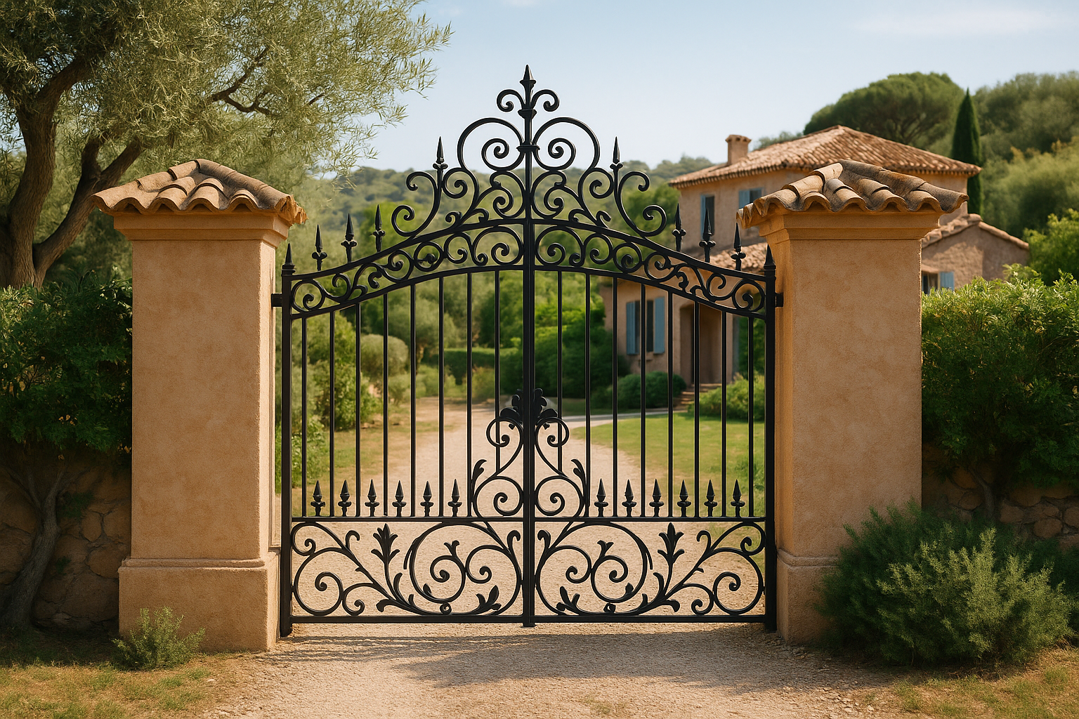 portail sur mesure golfe de saint-tropez