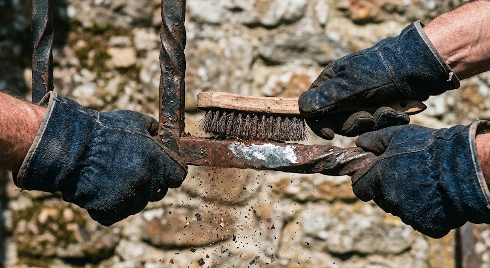 décapage fer forgé