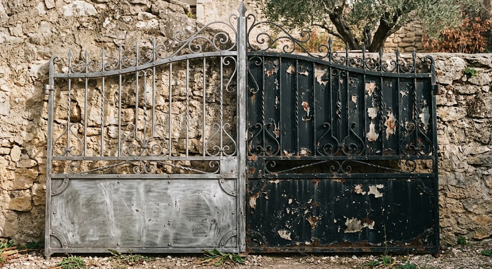 décapage fer forgé